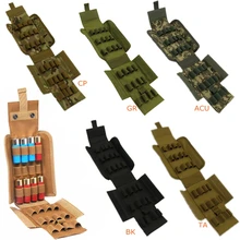 Страйкбол Тактический кобура и магазин Охота Перезагрузка мешок Молл 25 круглый 12 калибровочных раковин для перезарядки ружья подсумок