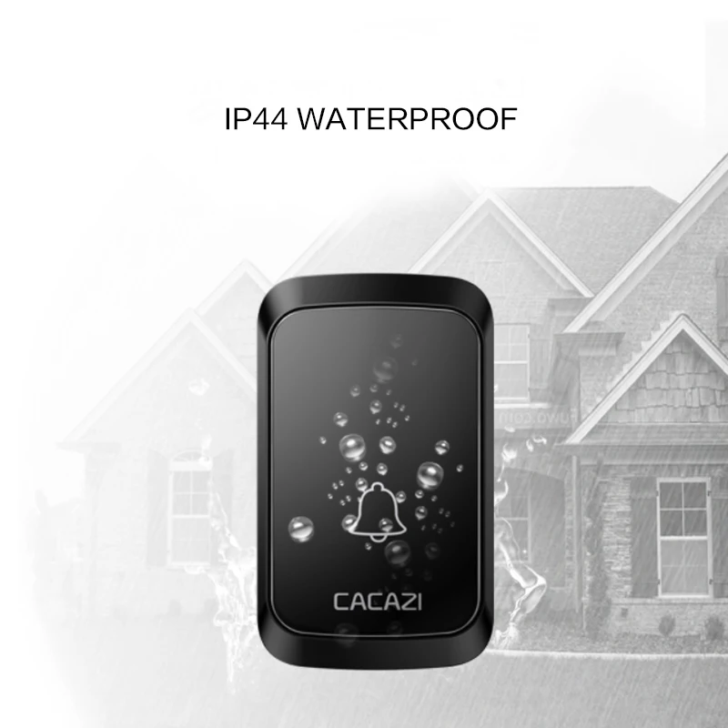 LED light Home Bell Wireless Doorbell Waterproof 58 Chimes 300M Range Remote US EU Plug 1 Battery Button 1 Receiver Doorbell LED light Home Bell Wireless Doorbell Waterproof 58 Chimes 300M Range Remote US EU Plug 1 Battery Button 1 Receiver Doorbell
