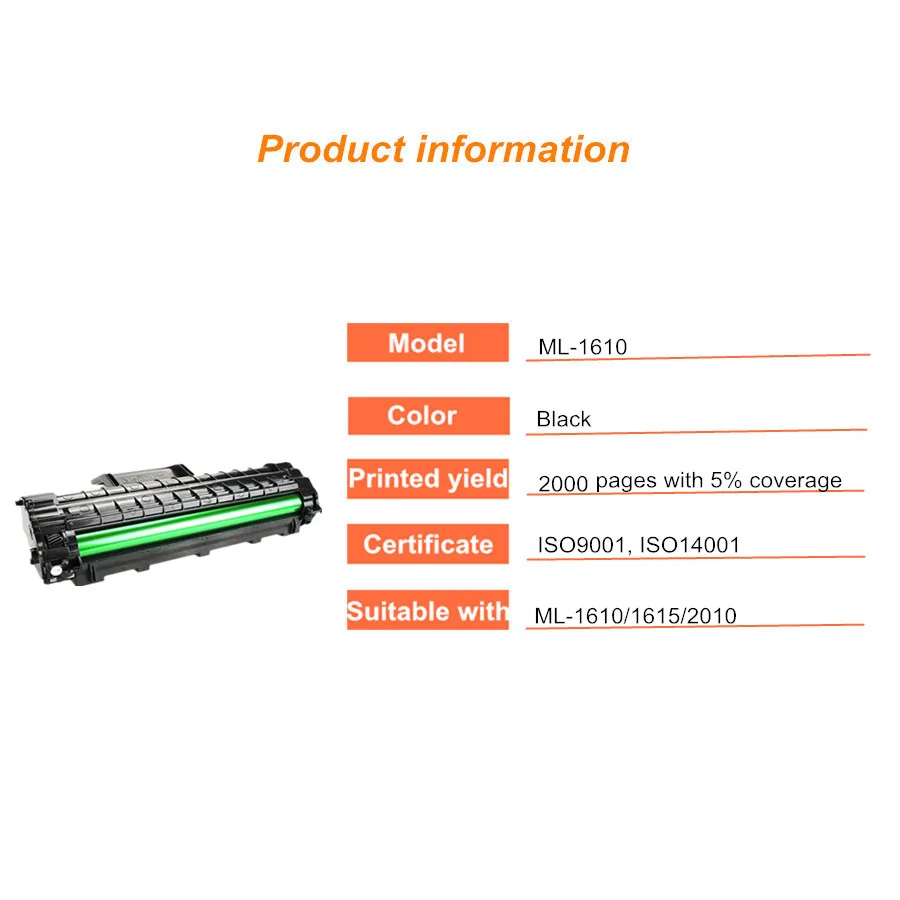 1PK совместимый тонер-картридж для samsung ML-1610 ml1610 для samsung 1610 1615 2010 принтер