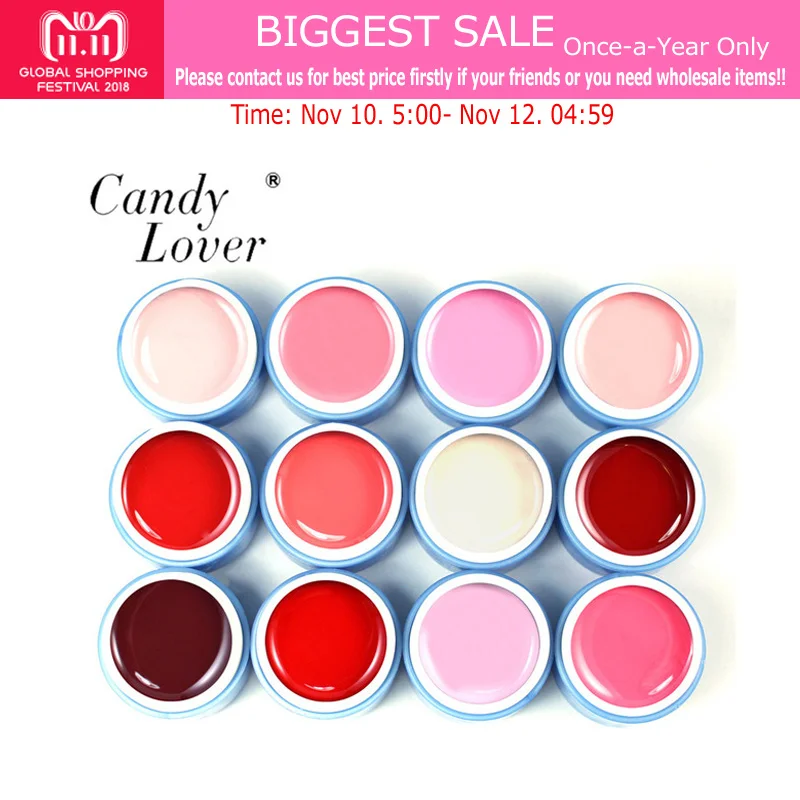 Candy Lover 5ml Color UV Gel Nail Acrylic Polish Set Paint Nail Gel