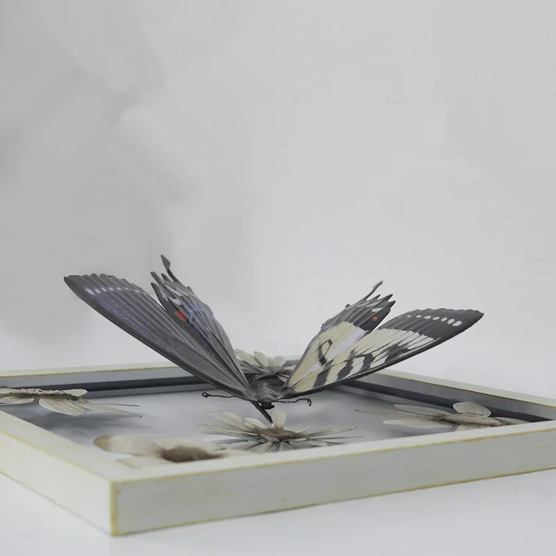 Металлическое стальное рельефное 3d настенное украшение Бабочка для дома