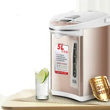 Электрический термос 5L чайник из нержавеющей стали 304 Электрическая защита от перегрева