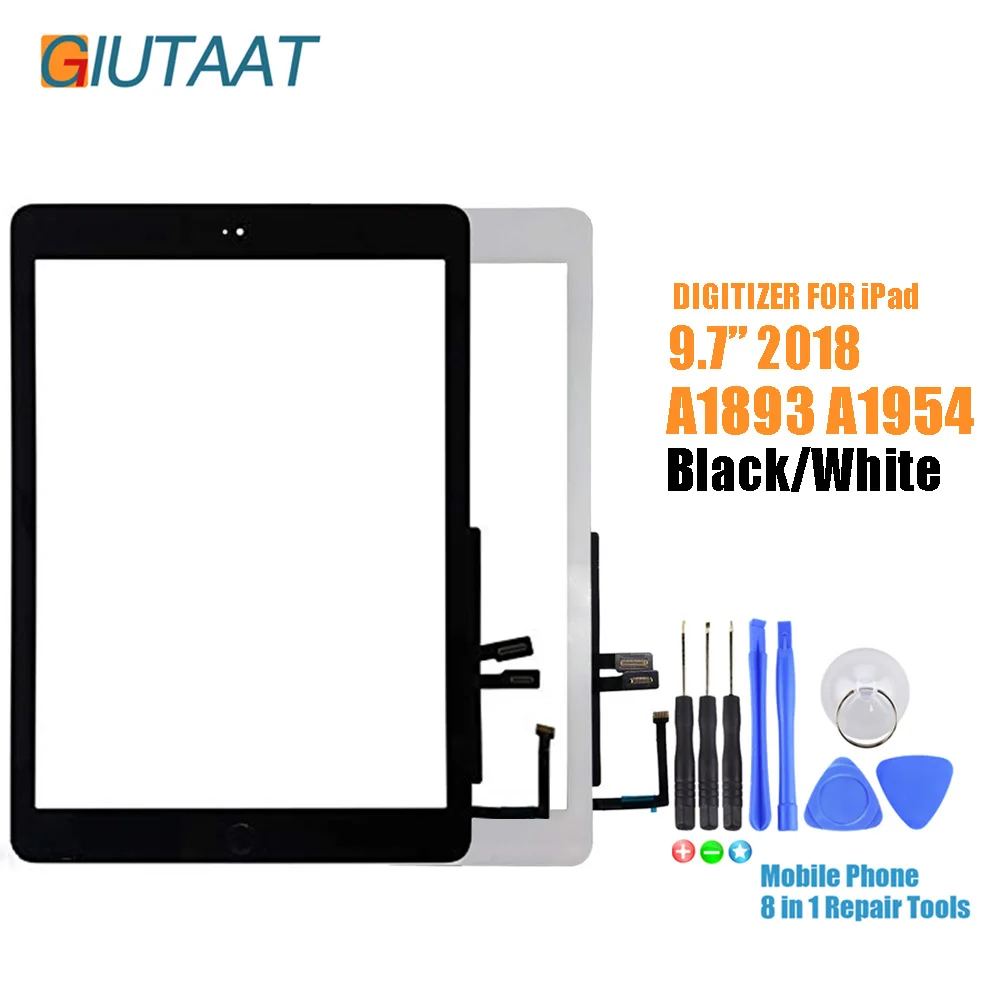 New For iPad 9.7 2018 Version 6 6th Gen A1893 A1954 Touch Screen Digitizer Front Outer Panel Glass with Tools Kit | Мобильные