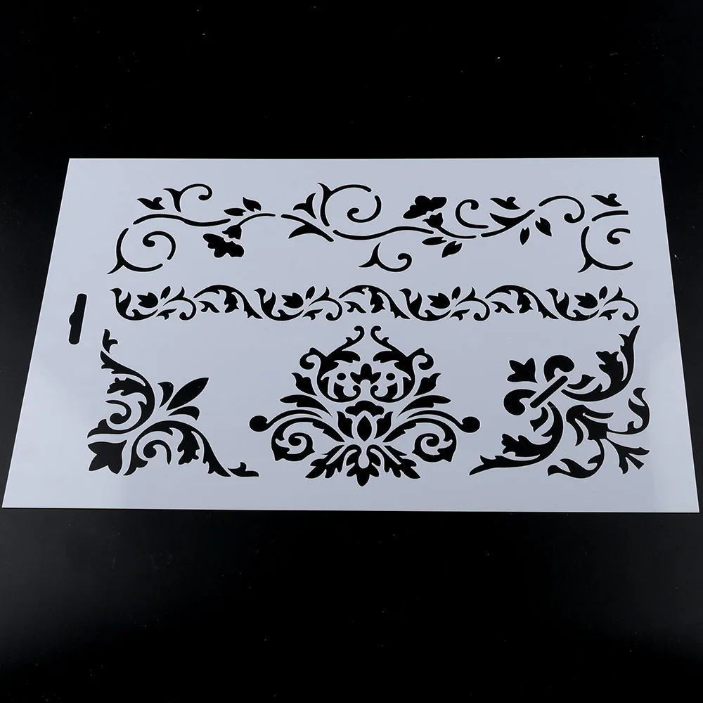 

DIY Craft Flower Layering Plastic Stencils Scrapbooking Stamping Painting Stamps Album Decorative Embossing Paper Cards 30 .7x 2