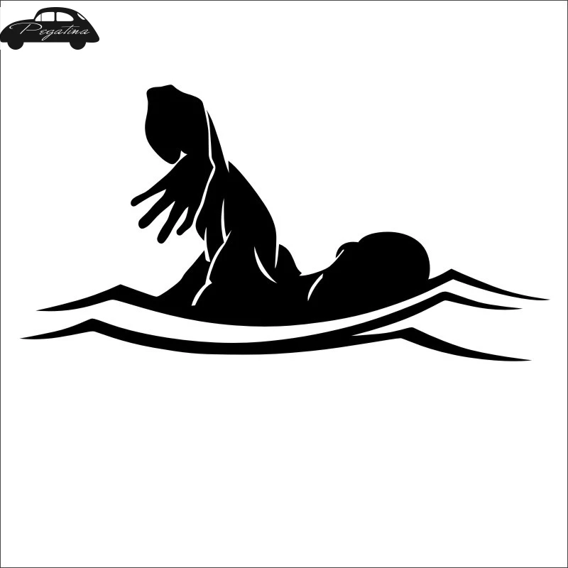 Стикер плавание плавающий Минг автомобиль наклейка плакаты Born To swim виниловая