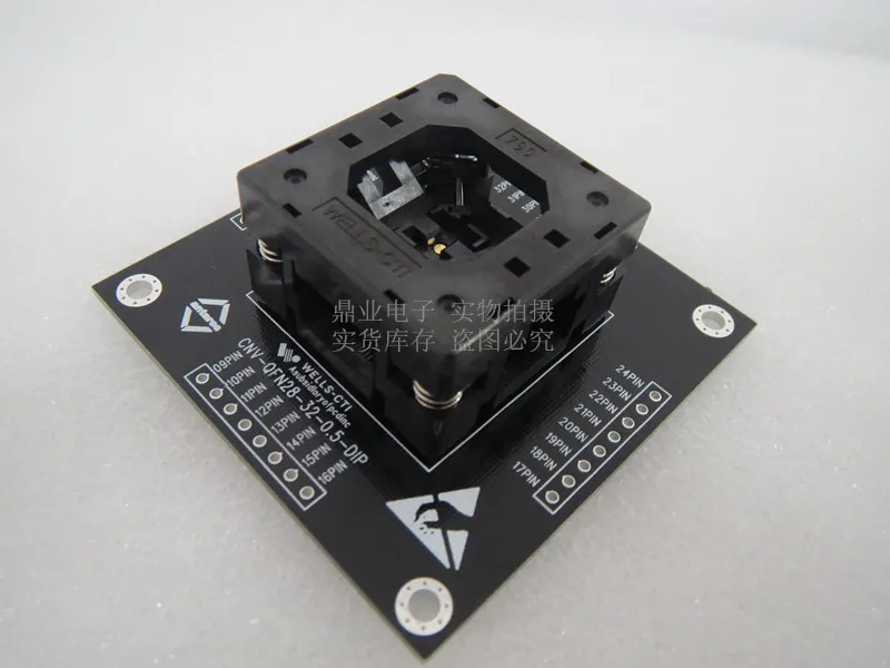 790-42028-101 TQFN28/DIP DFN 5x5 мм расстояние 0 5 ИС сжигание сиденья Адаптер тестирование
