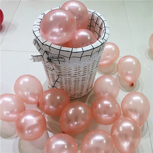 BTRUDI 30 шт./партия 5 дюймов круглые воздушные шары розовый красный синий день рождения свадьбы и Помолвки юбилей декоративные шары - Цвет: Розовый