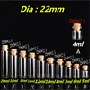 Tiny Glass Bottles with Cork 4ml 5ml 6ml 7ml 8ml 10ml 12ml 14ml 15ml 18ml 20ml Bottles Crafts Jar Vial Decoration Artware 100pcs 2