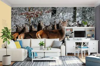 

Custom Europe and the United States 3D Wallpaper animal Wallpaper For Walls 3 D Living room HD Background Wall