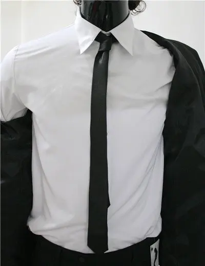 Rare MJ Michael Jackson Black Dangerous Bad Suit Skinny Blazers Outerwear Full Set For Fans Gift Costumes cb5feb1b7314637725a2e7: FULL SET|pants only|suit only|suit pants|suit shirt tie|suit shirt tie pants