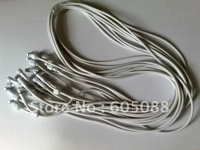 18# водонепроницаемый Соединительный гибкий кабель rgb с использованием 2 м длинный провод 4 контакта с разъемом для мужчин и женщин 20 шт./партия DHL