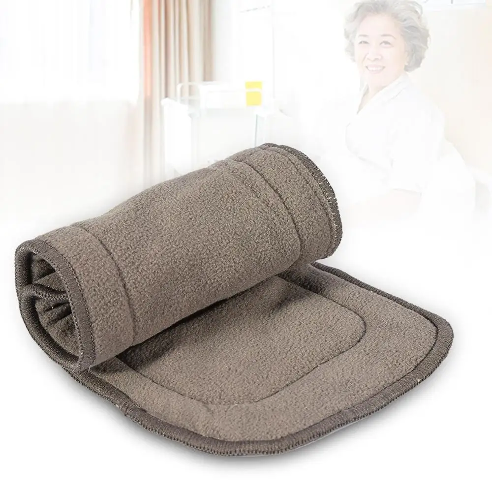 

Washable Adult Diaper 4Layers Bamboo Charcoal Cloth Nappy Liner Super Absorbent Reusable Incontinence Adult Diaper Insert Pad