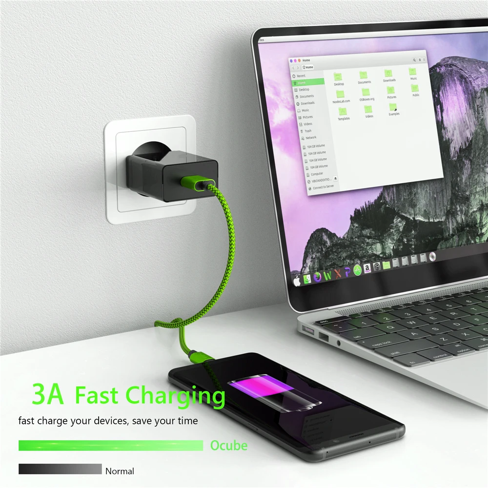 Usb C быстрый заряд кабеля для One Plus 7 Pro samsung S10 A50 A70 A80 Meizu Note 9 16th 16 s Тип type c Кабо Tipo Tipe