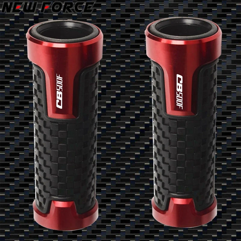 22mm 7/8 ''с ЧПУ Алюминий резиновая мотоцикл противоскольжения ручка ручек Ручка для Honda CB500F CB500 F CB500R CB500X