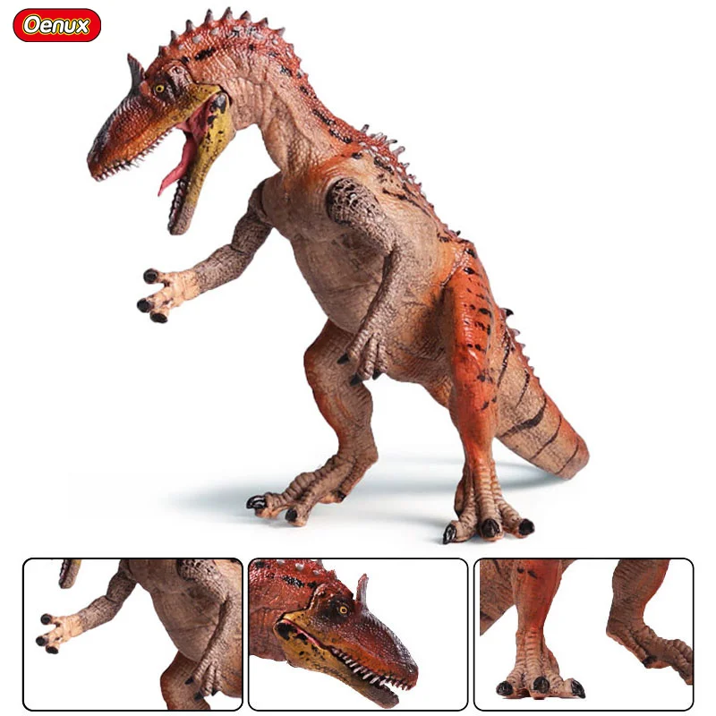 

Oenux New Simulation Cryolophosaurus Dinosaur Mouth Open Dinosaurs Park World Model Action Figures Collection Toy For Kids Gift