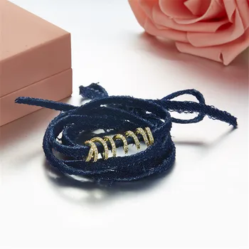 

[MeiBaPJ]Pure S925 Sterling Silver Monogram Denim Circles Necklace for Women With AAA High Quality Zircon Necklace Jewelry