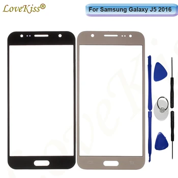 

J510 Front Panel Lens For Samsung Galaxy J5 2016 J510 J510F J510G J510M Touch Screen LCD Display Outer Glass Cover Replacement
