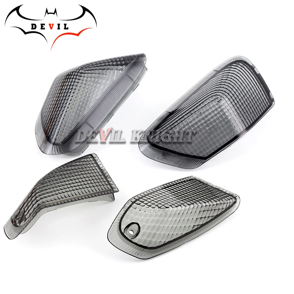 

For KAWASAKI ZZR 400 ZZR400 1990 1991 1992Motorcycle Front Rear Turn Signal Light Lamp Lens Cover