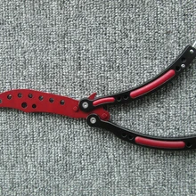 CS: GO бабочка игрушки нож сталь Практика Balisong крутые Обучающие ножи CSGO игра тренажер игрушки для детей Спорт армии CF игрушки