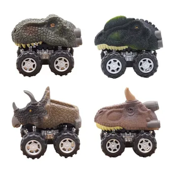 

1 Piece For Children Boys Truck Hobby Funny KID Gift Hot Mini Dinosaur Animal Pull Back Cars Model Vehicles Play Set Toys