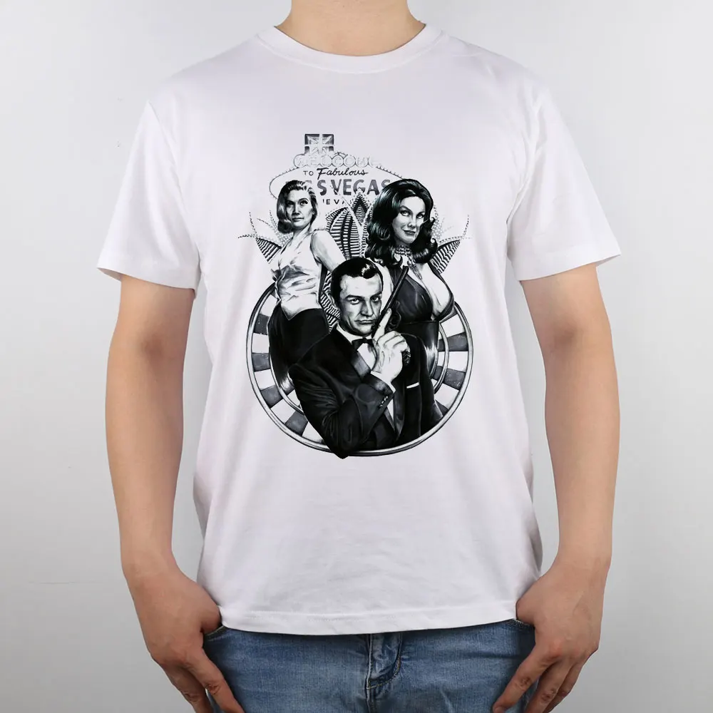 james bond 007 Michael Gillette James Bond Godlfinger T shirt New