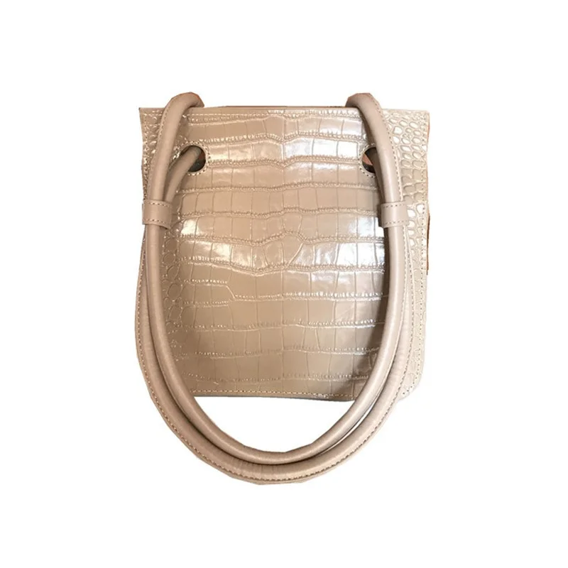 

Luxury Handbags Women Bags Designer 2018 Alligator Striped Cowhide Simple Retro Cow Leather Crossbody Bags