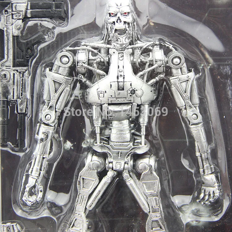 Najtaniej Darmowa wysyłka NECA Terminator 2 dzień sądu T 800 Endoskeleton pcv figurka zabawkowe roboty 7 \