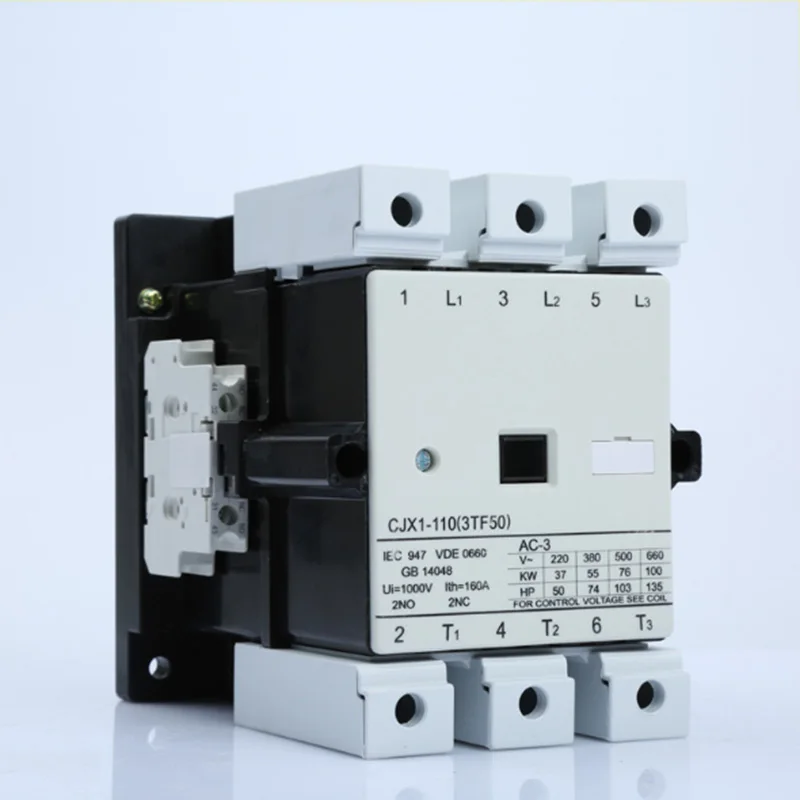 CJX1 110A AC 110/22 3TF50 Электрический магнитный контактор 3 полюсный переключатель