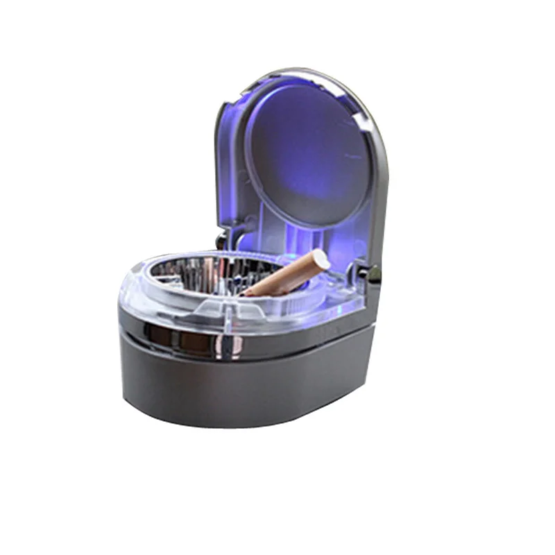 

CHIZIYO 3 Colors Universal Portable Smoking Accessory Cigarette Mini Ashtray Ash Car Ashtray With LED Light