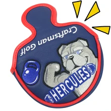 Клюшки для гольфа с головой тигра собаки с магнитным синтезом кожи специальный дизайн