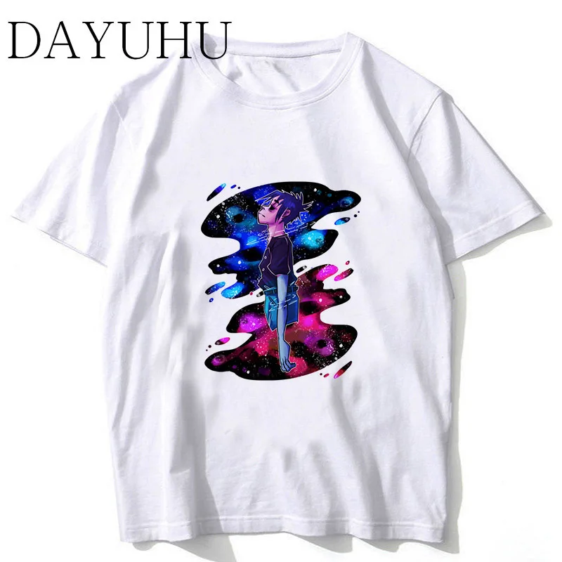 

Gorillaz t shirt Men anime T-Shirt Men Tops boy Short Sleeve t-shirt top Tee Clothes ms53