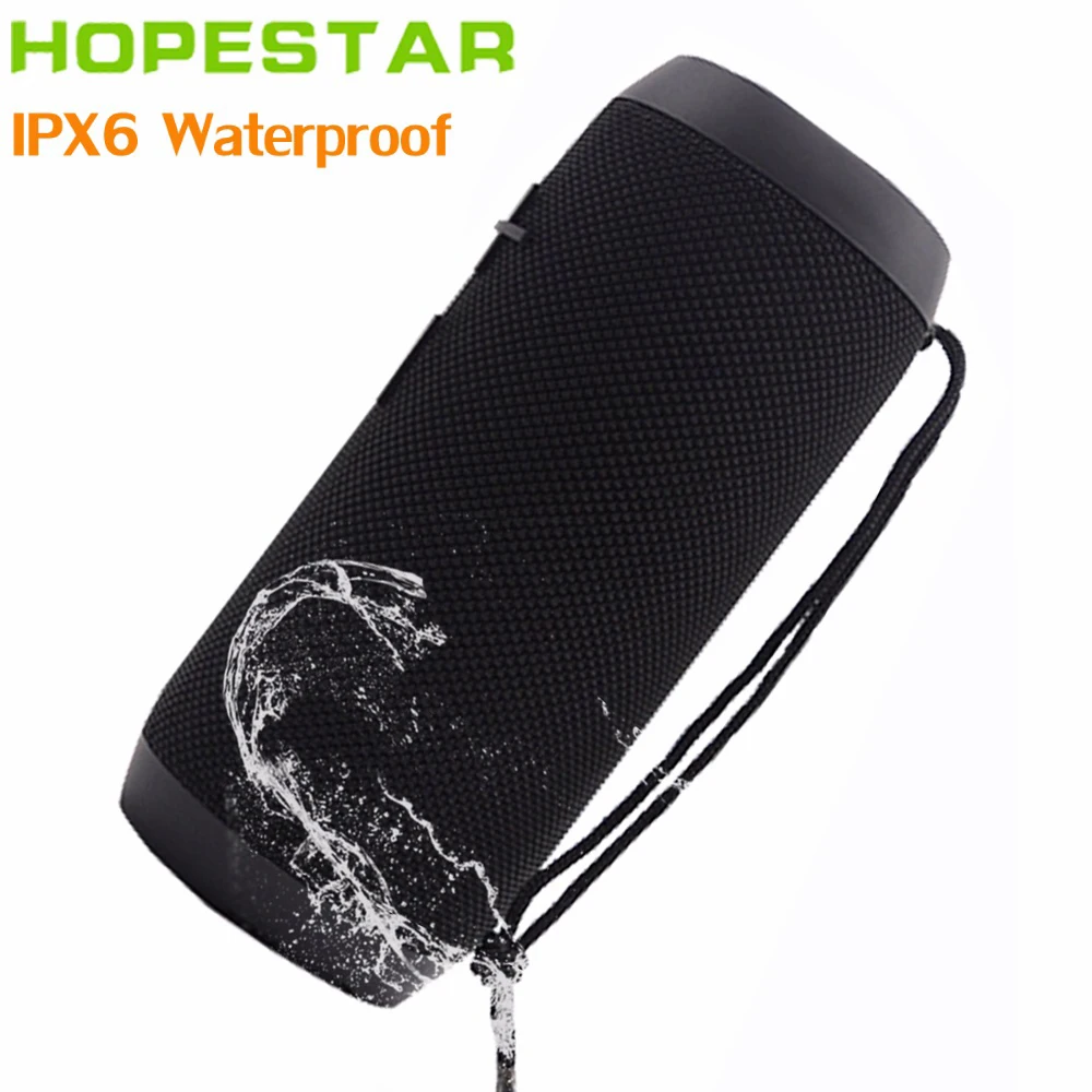 HOPESTAR P7 портативная беспроводная bluetooth колонка IPX6 водонепроницаемая басовая мини