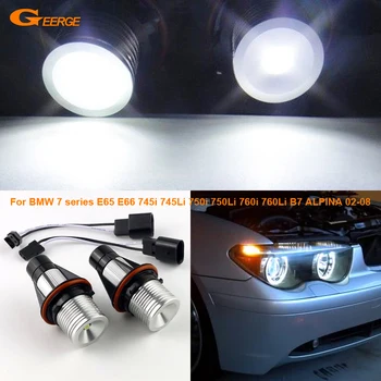 

For BMW 7 series E65 E66 745i 745Li 750i 750Li 760i 760Li B7 ALPINA 2002-2008 Excellent Quality LED Angel Eye Halo Light bulb