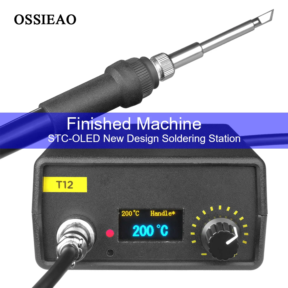 110-220V OLED Soldering Iron Station Temperature Controller For HAKKO T12 Handle