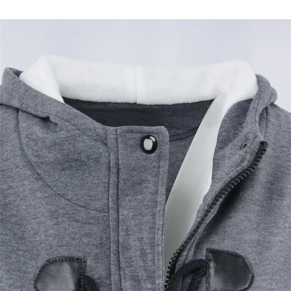 Plus Size S~6XL Women Hooded Coat 2018 Causal Women's Overcoat Female Coat Zipper Horn Button Outwear Jacket Casaco Feminino (19)