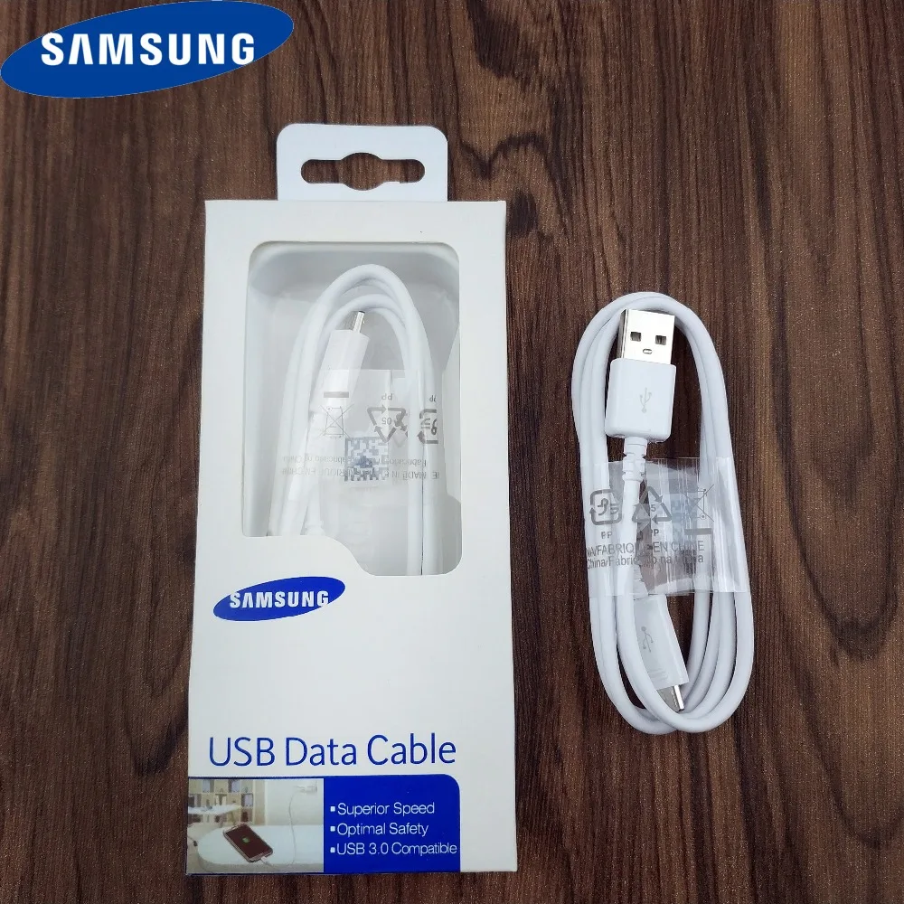 

Original samsung galaxy micro usb fast charger cable J5 2017 a8 a6 a5 s7 edge samrtphone 100cm white quick 2a charge data cable
