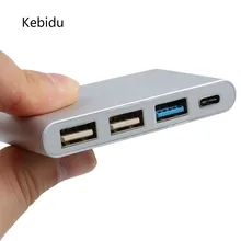Kebidu Usb Тип C Usb 3,1 концентратора до 4-Порты и разъёмы USB3.0 USB2.0 Тип-C адаптер 5G для Macbook и Другое цифровых устройств