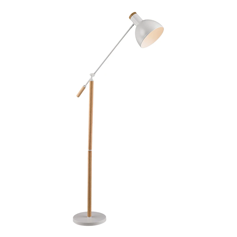 

Nordic LED Floor Lamp table light Switch Modern black white red Standing Light Living Room Bedroom Office Reading adjustable arm