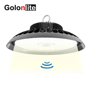 

Golonlite UFO LED high bay light with motion sensor 200W 150W 100W LED warehouse lighting LED light for warehouse CE