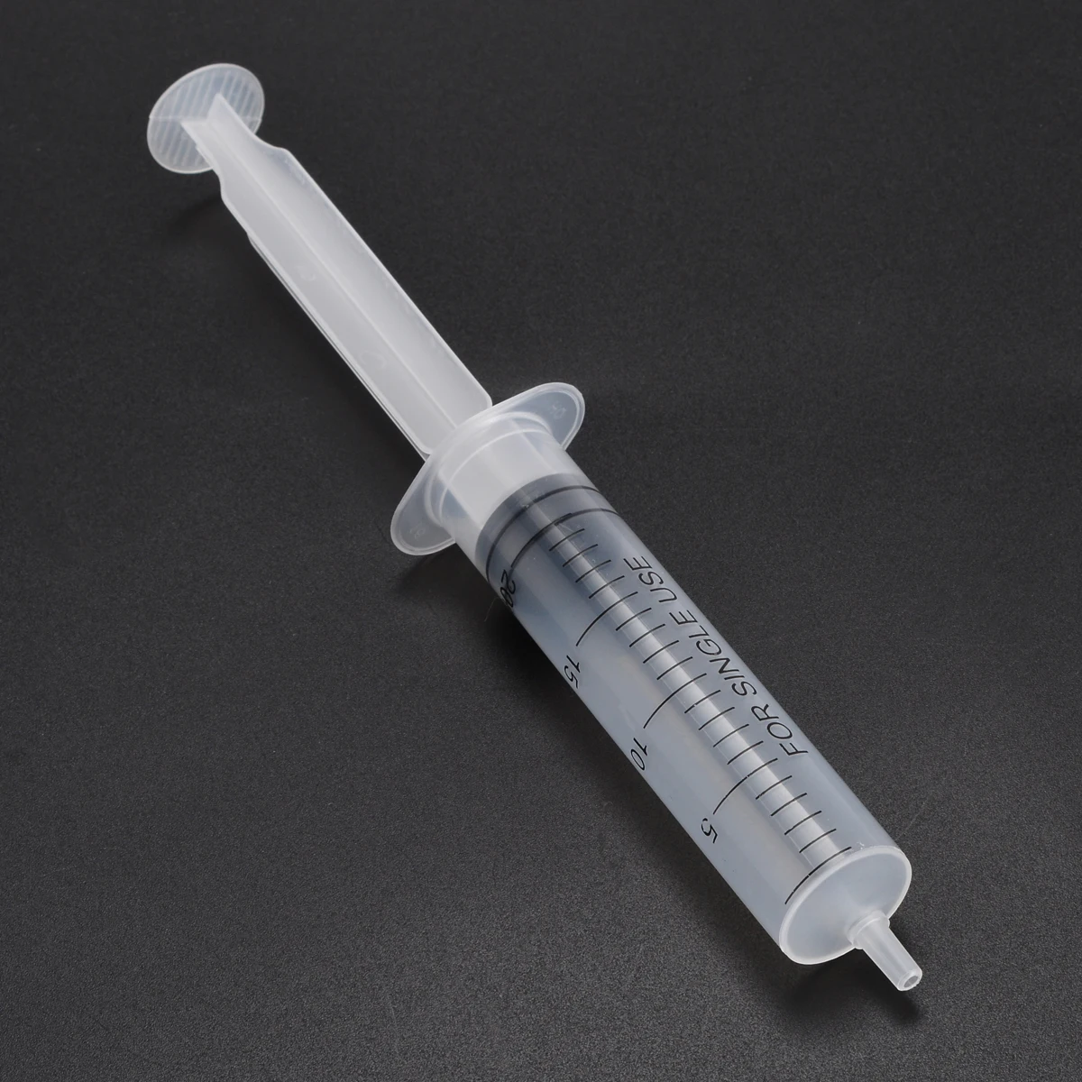 1pc Plastic Syringe 20ml Syringe Plastic Dosing Syringe 1ml Graduated With Tube For Dosing Medications Or Water To Dogs