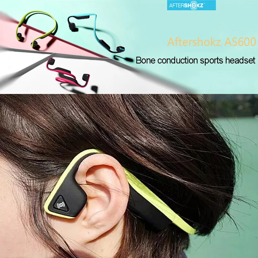 2019 Новый Aftershokz AS600 Trekz Титан воздуха под открытым небом ухо Беспроводной наушники с технологией костной проводимости Беспроводной