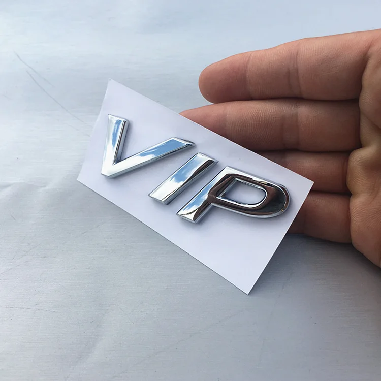 Металлическая 3d эмблема VIP 1 шт. значок украшение боковой части автомобиля для