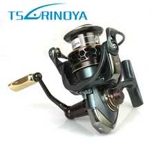 TSURINOYA Jaguar 2000 3000 Спиннинг рыболовная Катушка 9+ 1BB Шестерни соотношение 5,2: 1 двойная металлическая катушка; приманка катушка
