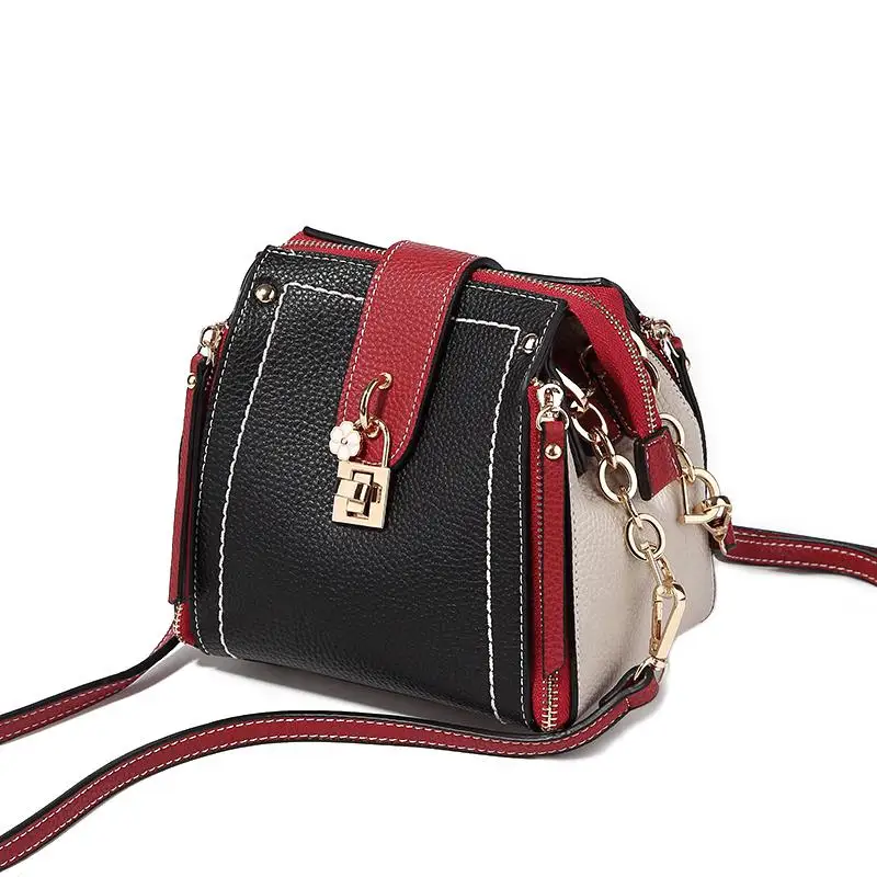 Bucket Tide Bucket Bag Chain Lock All match Single Shoulder Handbag