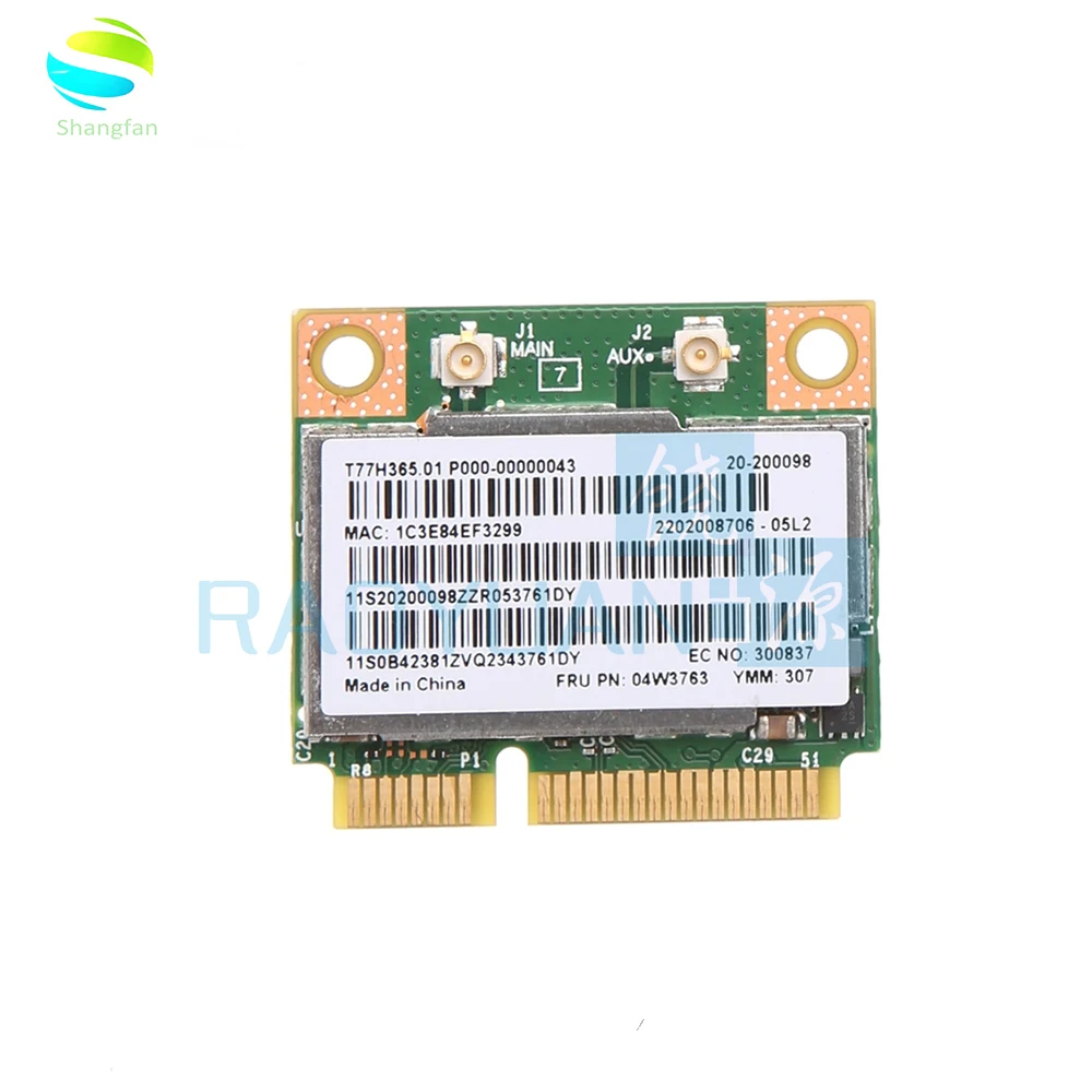 

Hot Sale BCM943228HMB Bluetooth Half Mini Pci-e Wireless WiFi Card For ThinkPad E430 E130 APR-19