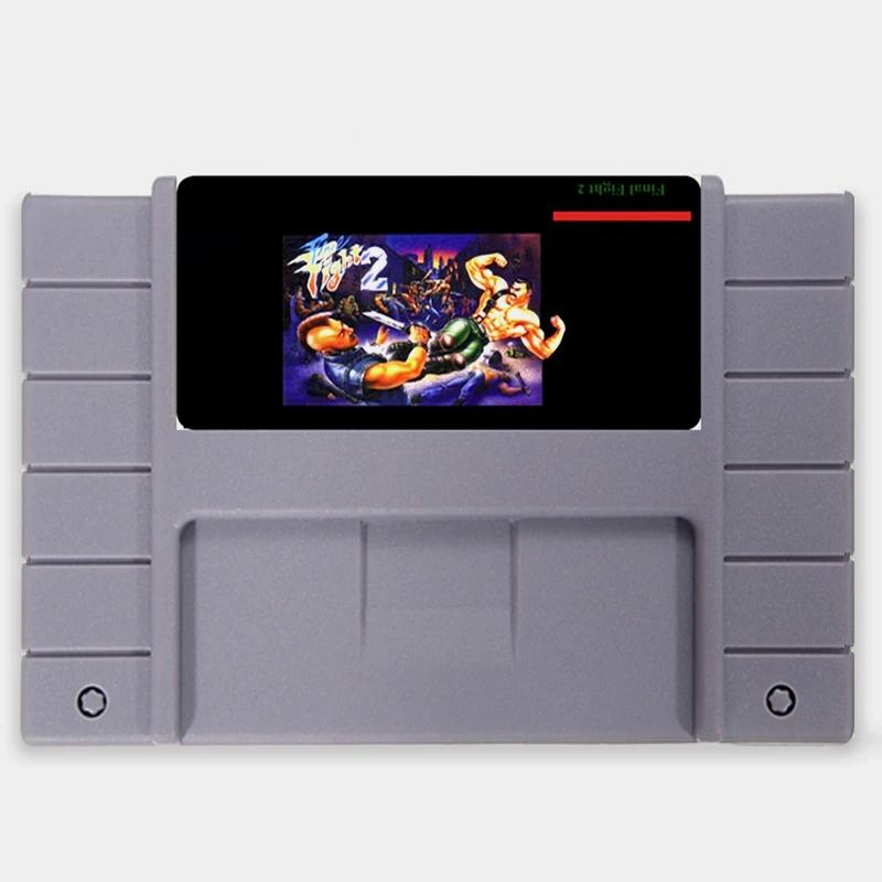 

Final Fight II 16 bit Big Gray Super NIT.D. Game Card For NTSC Game Player US Version