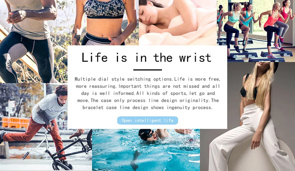 C66 fitness track smart bracelet 037