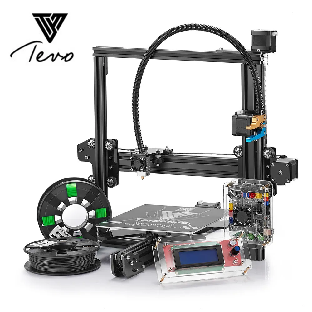 

2018 Newest Tevo Tarantula 3D Printer DIY Kit Aluminum Frames. Supports TF Card Off-Line Automatic Platform And Titan Extruder