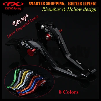 

3D Design ( Rhombus Hollow) Black CNC patent Motorcycle Brake Clutch Lever For Yamaha XV 750 XV750 SE Virago 1992-1996 1994 1995