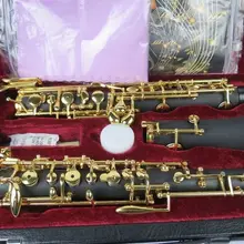 Полуавтоматический композитный деревянный концертный oboe, позолоченный C Ключ